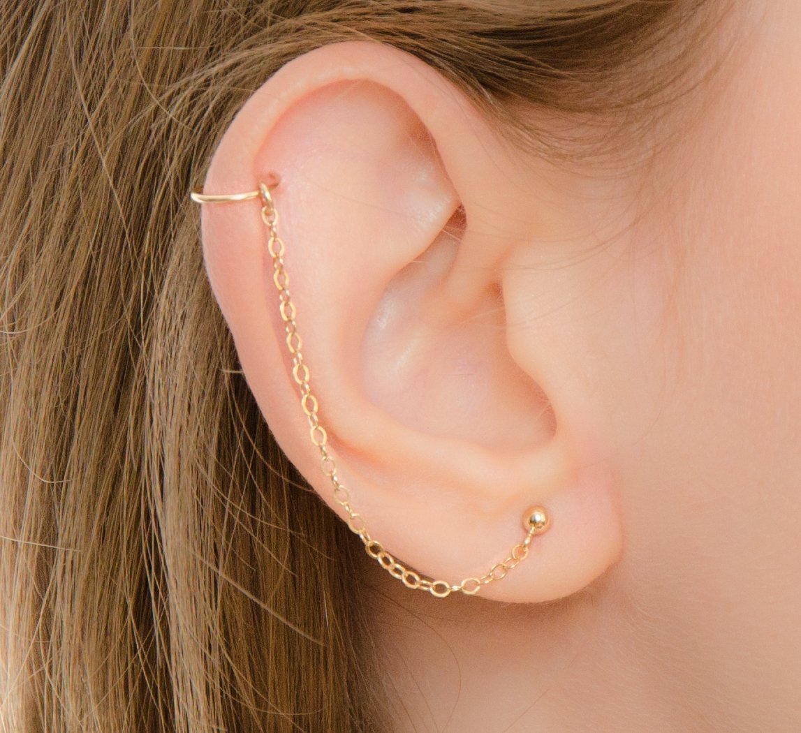 Cartilage Chain Earring