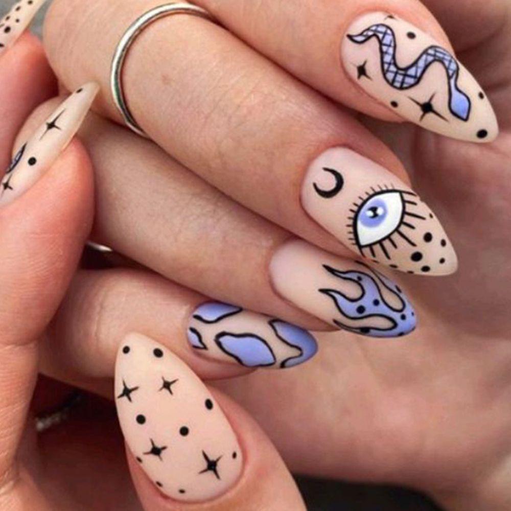 Evil Eye Nails