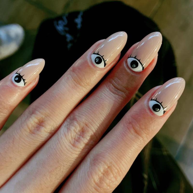 How do You do Evil Eye on Nails