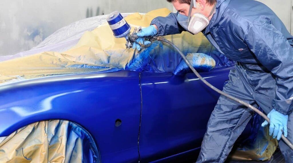 How many gallons does it take to paint a car