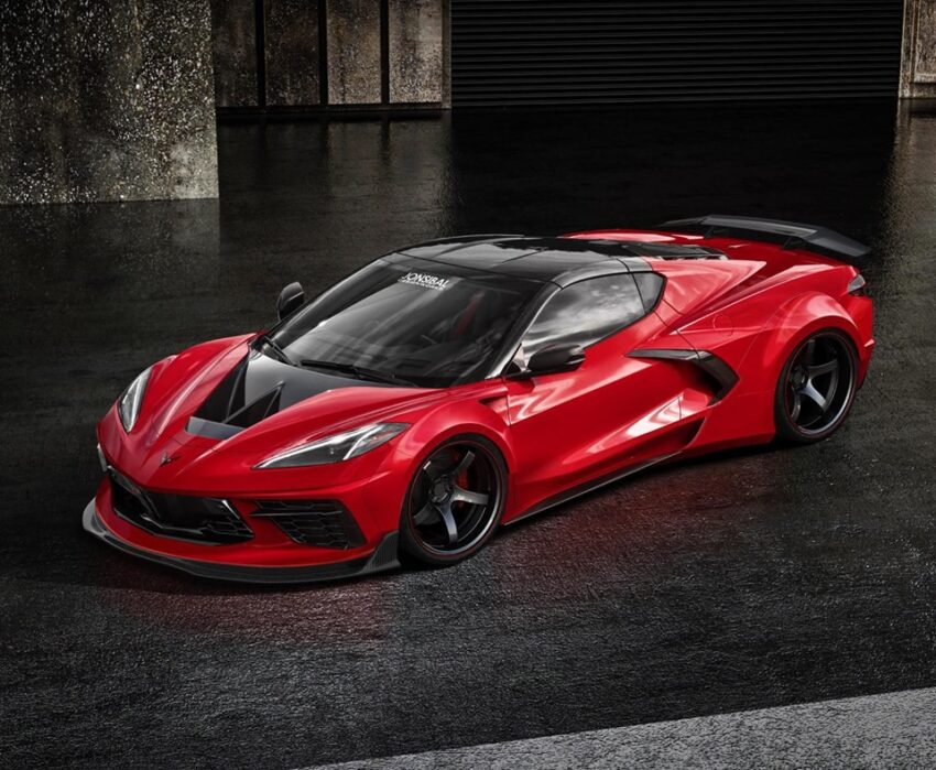 How much HP will the C8 Z06 have?
