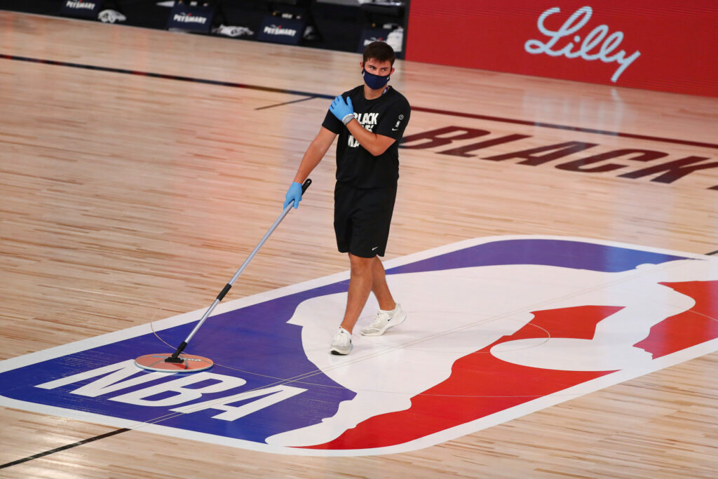 How much do floor sweepers make in the NBA