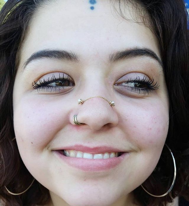 What is a high nostril piercing