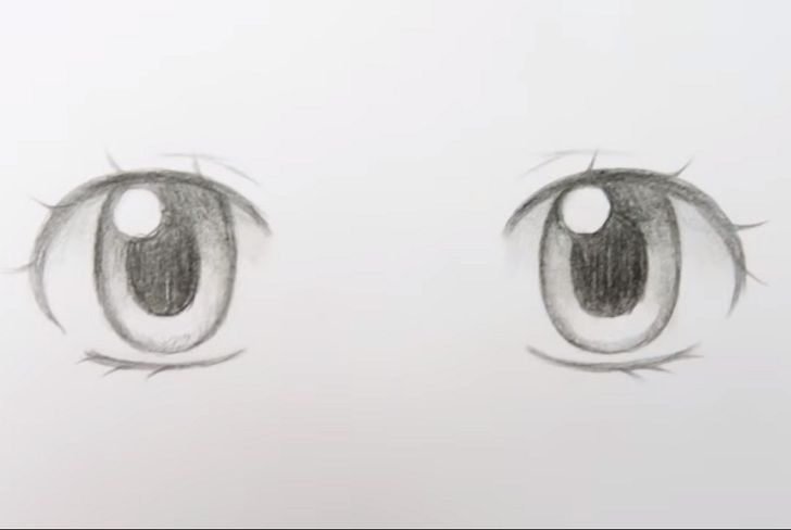 How do you draw a anime eye?