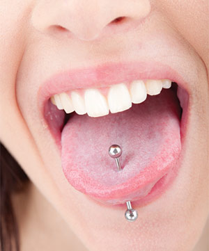 Why do females get tongue piercings