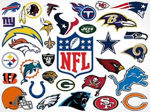 Where are all the NFL football teams from