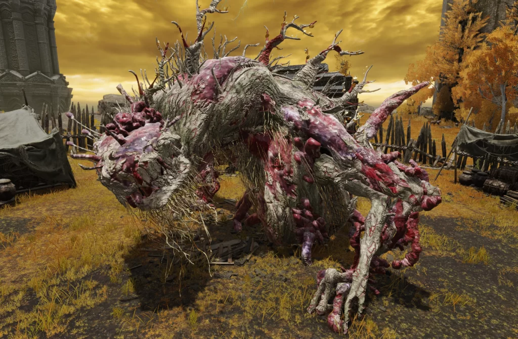 Can the Ulcerated Tree Spirit get scarlet rot