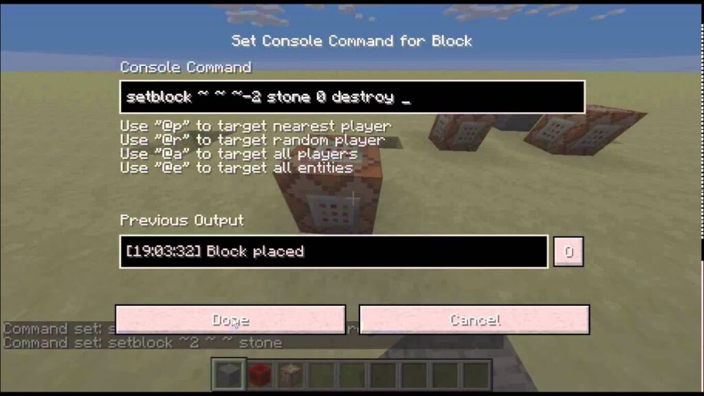 How do you destroy command blocks