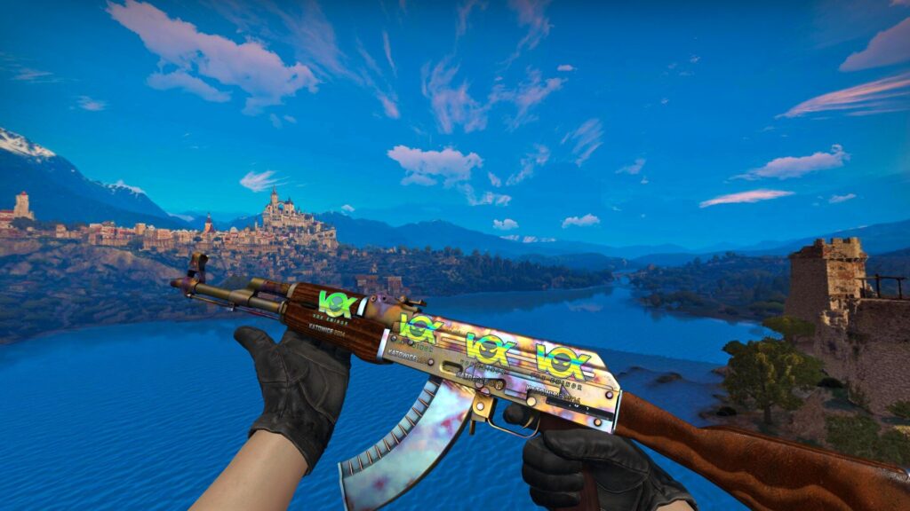 How much is case hardened AK